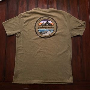 Patagonia Tan Short Sleeve Men’s T-Shirt